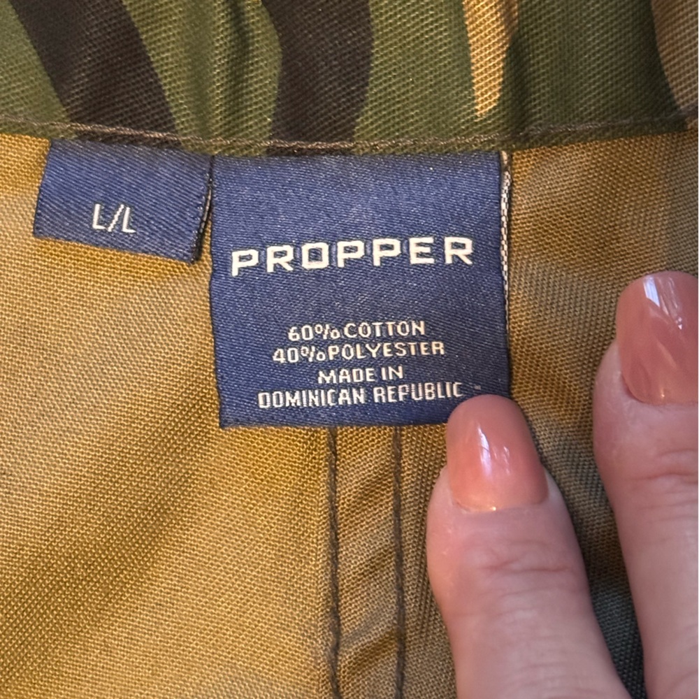 US Army BDU Woodland Camo Trouser Combat Propper Pants Large - Picture 5 of 11